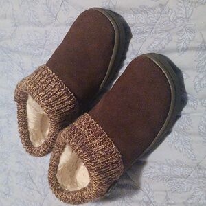 Clarks Brown Knit/Suede Women's Shoes Size 8